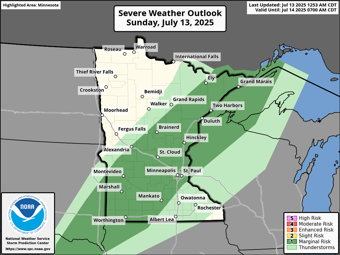 Sunday severe outlook