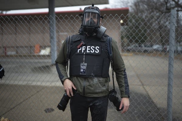 A man in protective gear