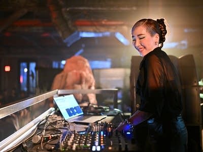 TOKiMONSTA performing on stage