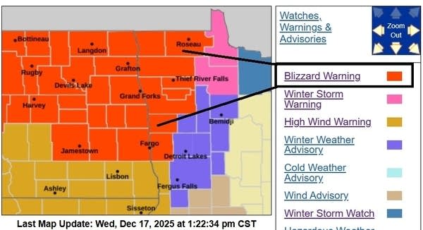 Blizzard warnings