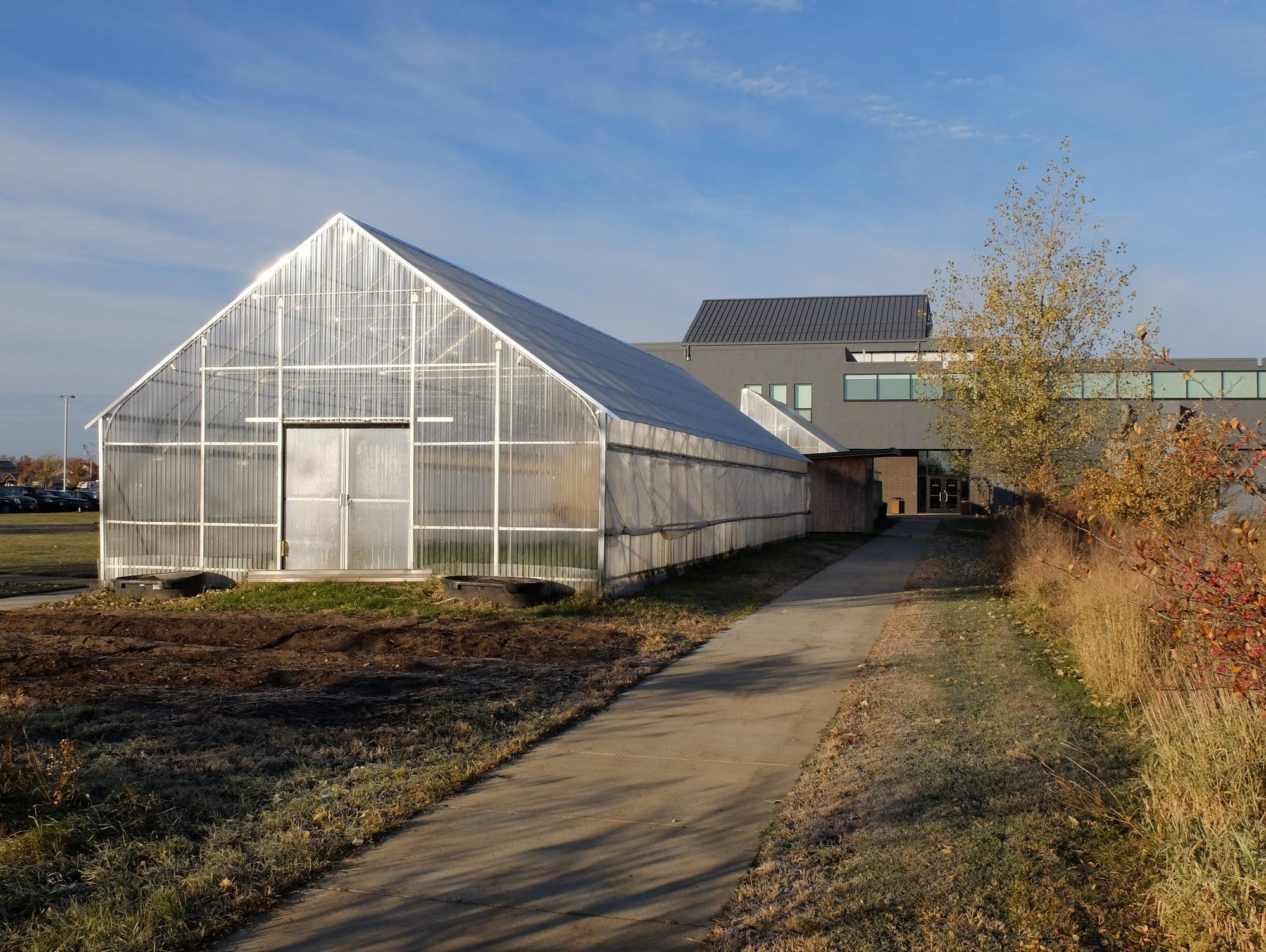Wadena Deer Creek schools use two greenhouses to grow vegetables.