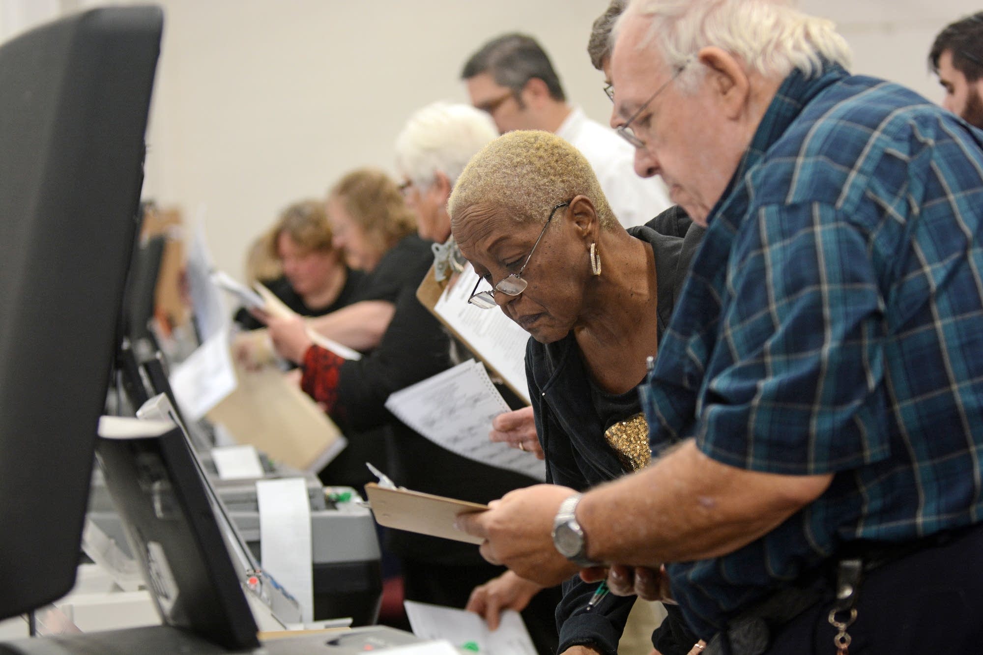 Testing election equipment in Minneapolis