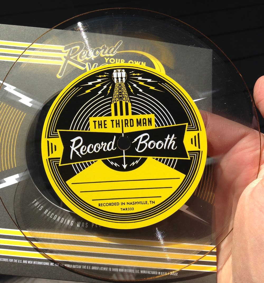 The intense pressure of the Voice-o-Graph recording booth