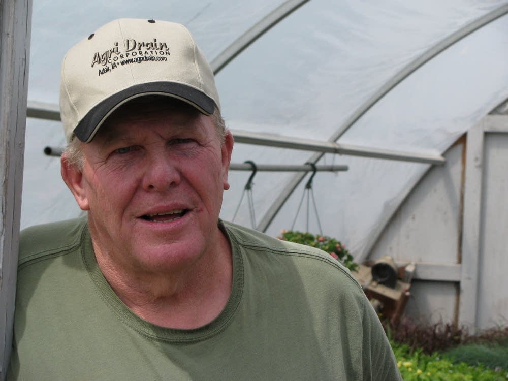 Retired farmer Ron Mortensen