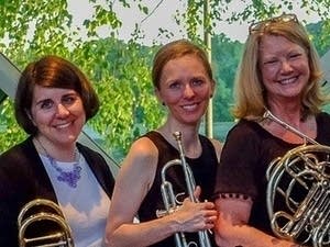 Brass Lassie is a 10-piece band playing Scottish, Irish, and French music.