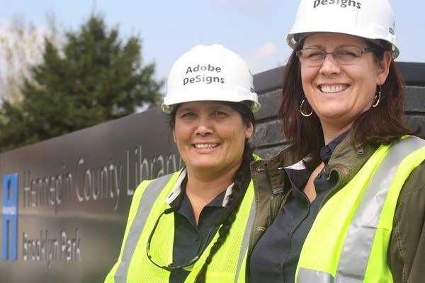 Vivian Guerra, left, and Lisa Owen