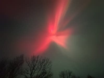 aurora in Grand Rapids, Minn.