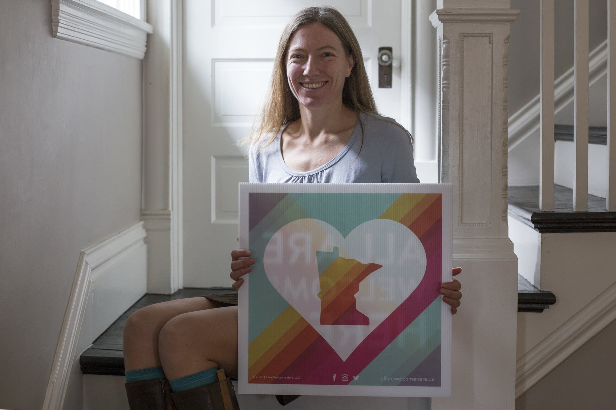 All Are Welcome Here co-founder Gina Rumore