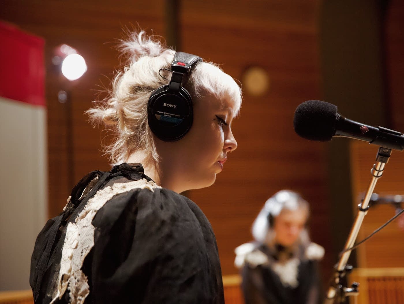 Kaelan Mikla bring Icelandic synth-punk to The Current studio