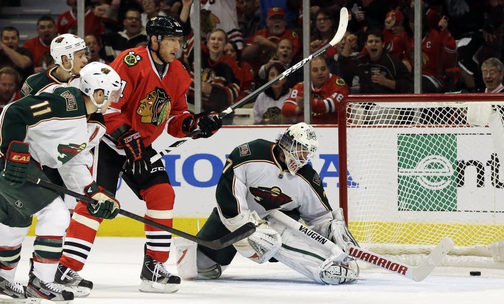 Minnesota Wild goalie Josh Harding