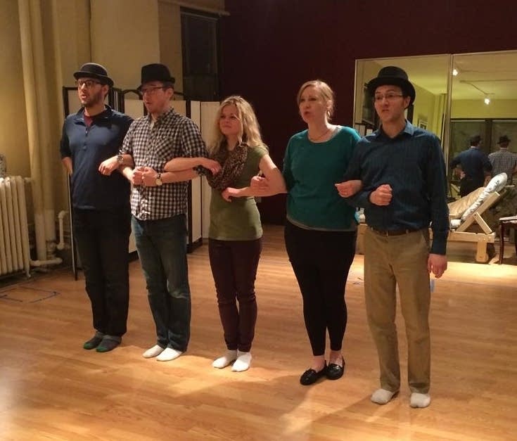Twin Cities Fringe Opera: rehearsal