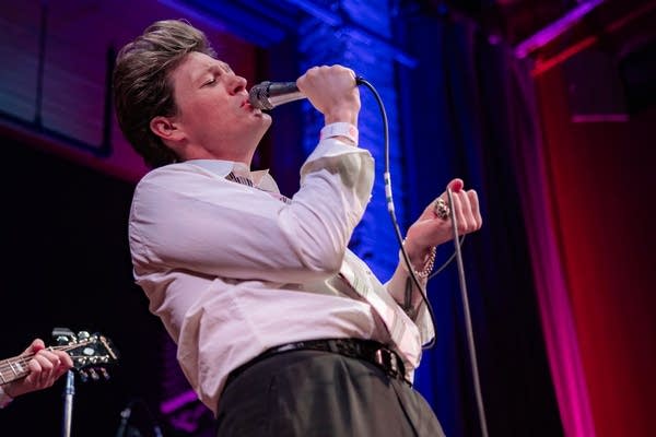 Brigitte Calls Me Baby performed at The Current's Winter Dig Out at the Hook and Ladder Theater & Lounge in Minneapolis on Saturday, Feb. 24.