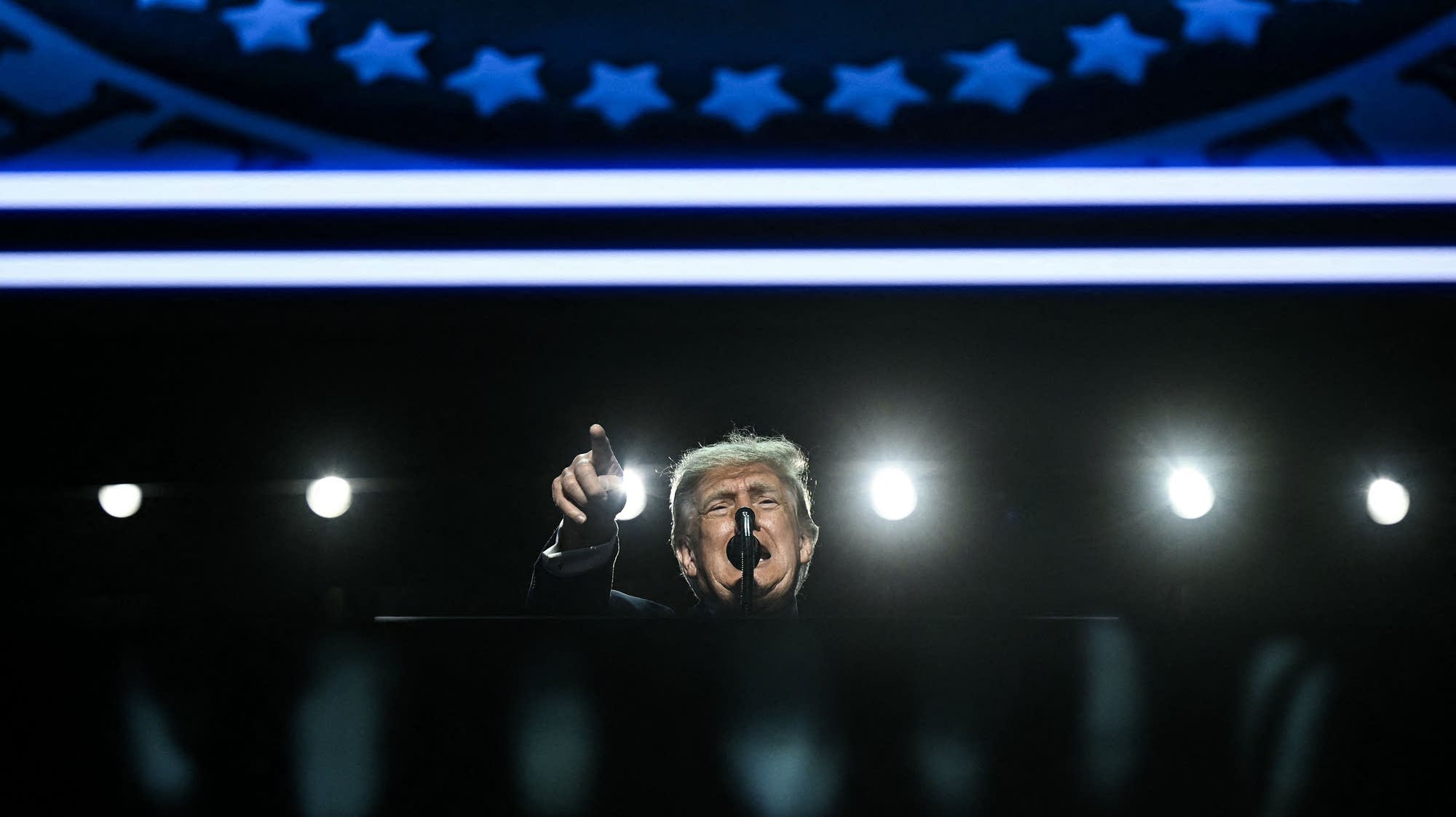 Candidates dodge connections to Trump, Walz