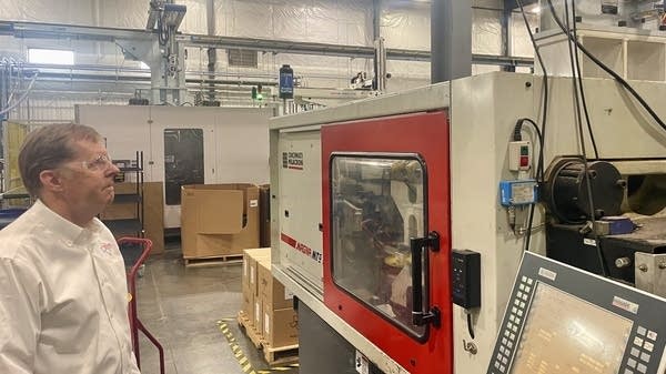 Texas Injection Molding goes through roughly 8 million pounds of plastic each year. Increased plastics prices raise concerns for company founder Jeff Applegate and other manufacturers.