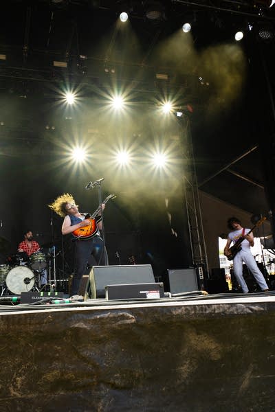 Night Moves performing on stage