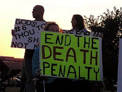 Death penalty opponents