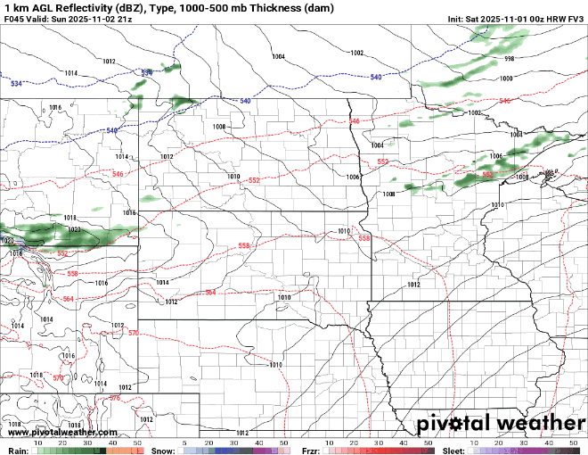 Forecast precipitation Sunday 4 p.m. to Monday 7 a.m.