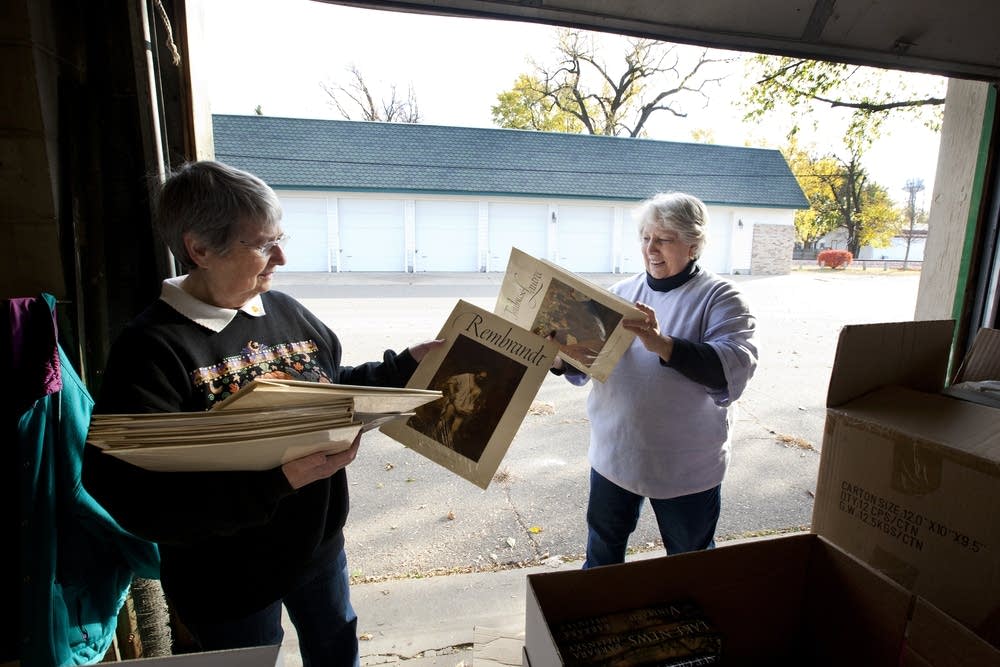 Looking through donations
