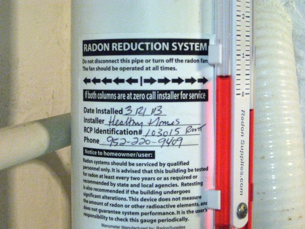 Radon mitigation system