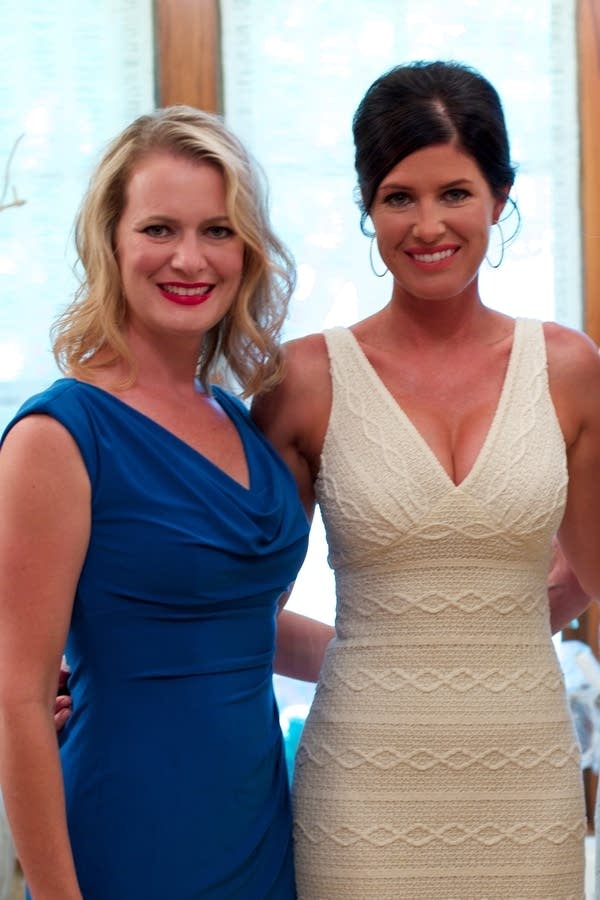 Ashlee Steele (left) and Kacee Tollefsbol