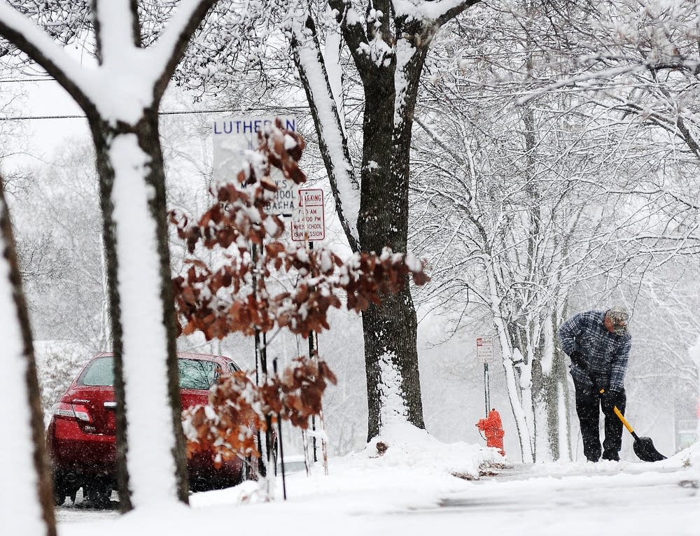 Snow shoveling