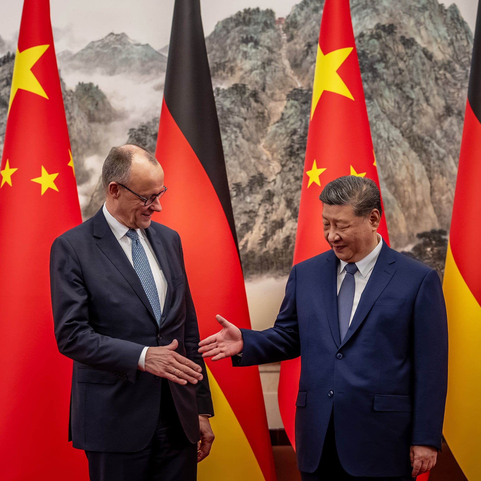 Germany's chancellor goes to China to talk trade