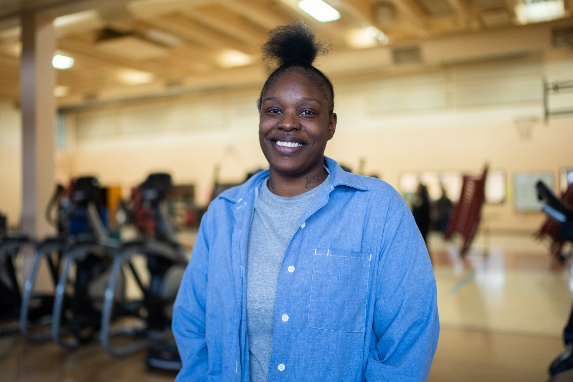 Tiesha Moore, an inmate at the Women's Correctional Facility in Shakopee.