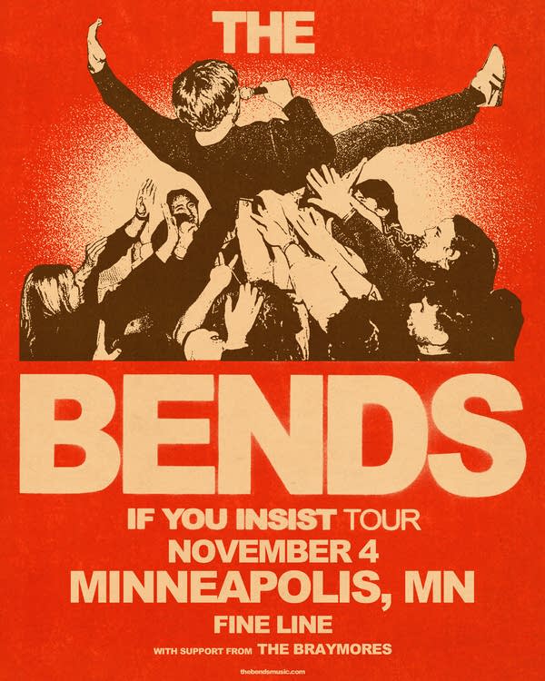 The Bends 2026 Tour Admat