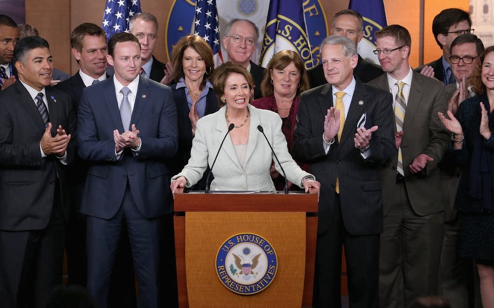 Democratic House Leader Nancy Pelosi Holds News Co