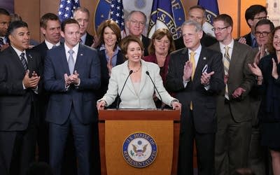 Democratic House Leader Nancy Pelosi Holds News Co