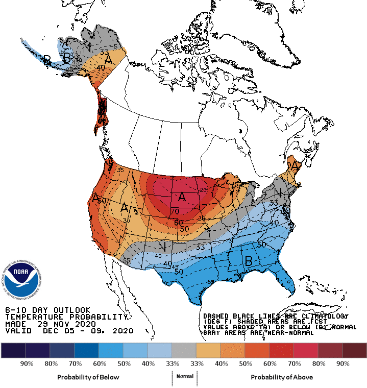Bright and cool Monday, with light winds; no weather drama this week