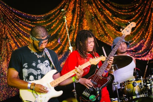 SoulFlower performed on the Carbon Sound stage at Hook and Ladder for Soul of the Southside in Minneapolis on Thursday, June 19, 2025.