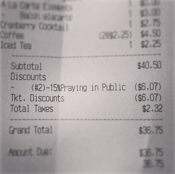 Restaurants serve side dish of politics, religion