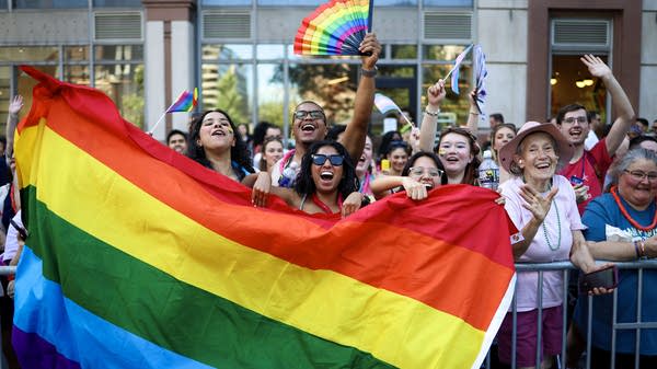 Above, attendees at the 51st Capital Pride Parade in Washington, D.C., on June 20.
