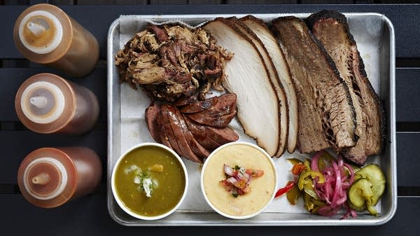 “We no longer serve the famous Texas dinosaur beef ribs. We don’t do that anymore because of the prices,” said Ernest Servantes, owner of Burnt Bean Company in Seguin, Texas.