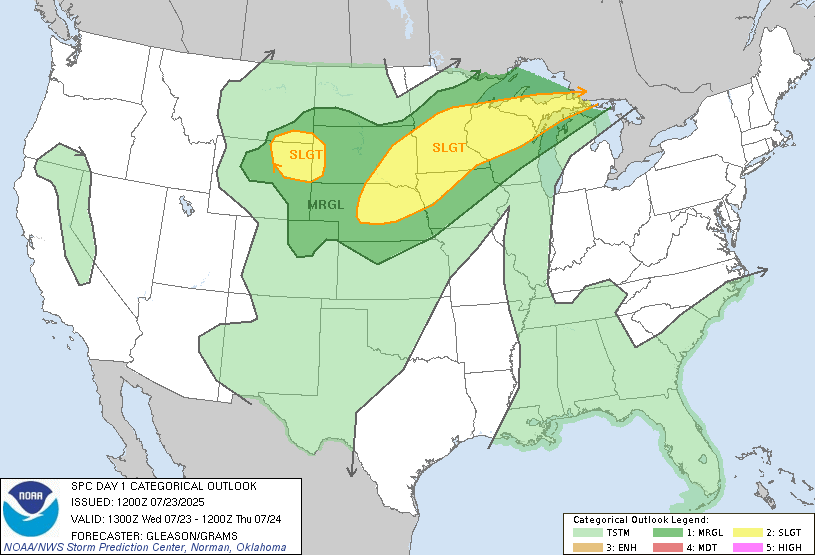 A potentially stormy Wednesday with more heat, humidity south 