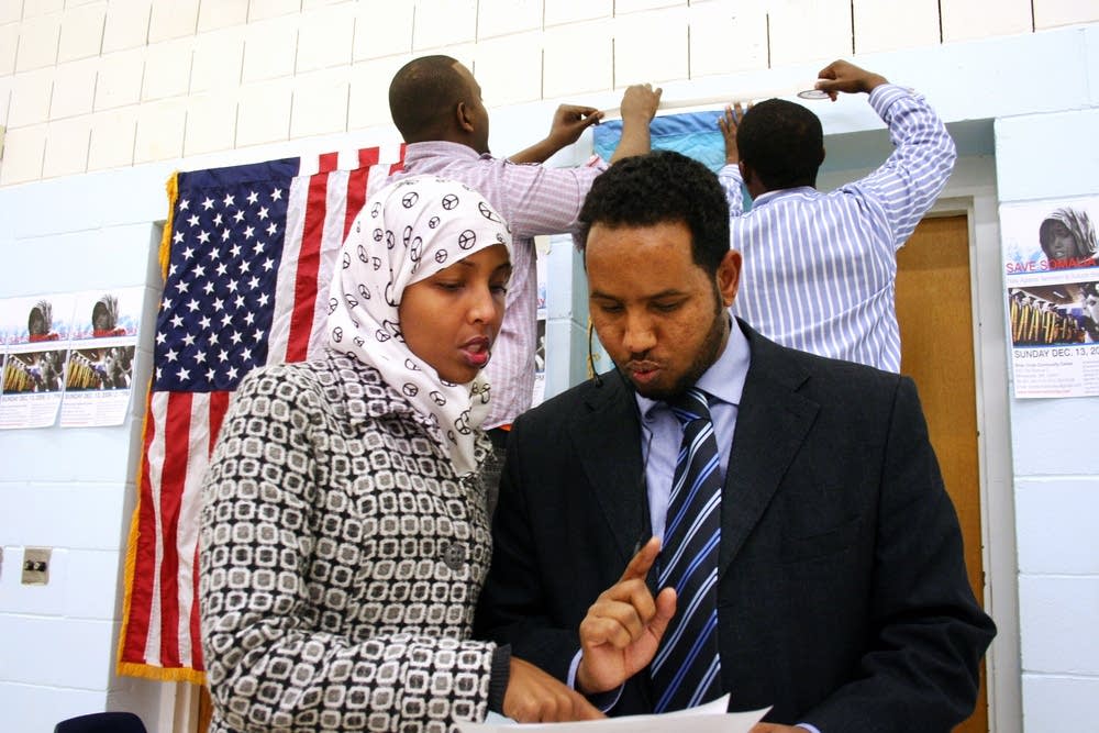 Nimco Ahmed and Abdirahman Mukhtar
