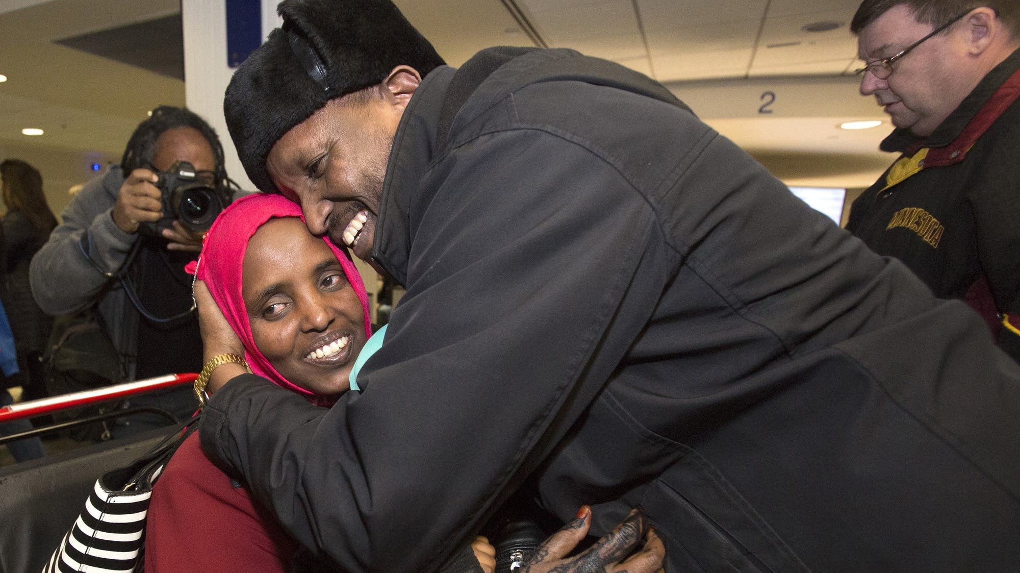 Minnesota man reunited with wife, kids caught in travel ban | MPR News