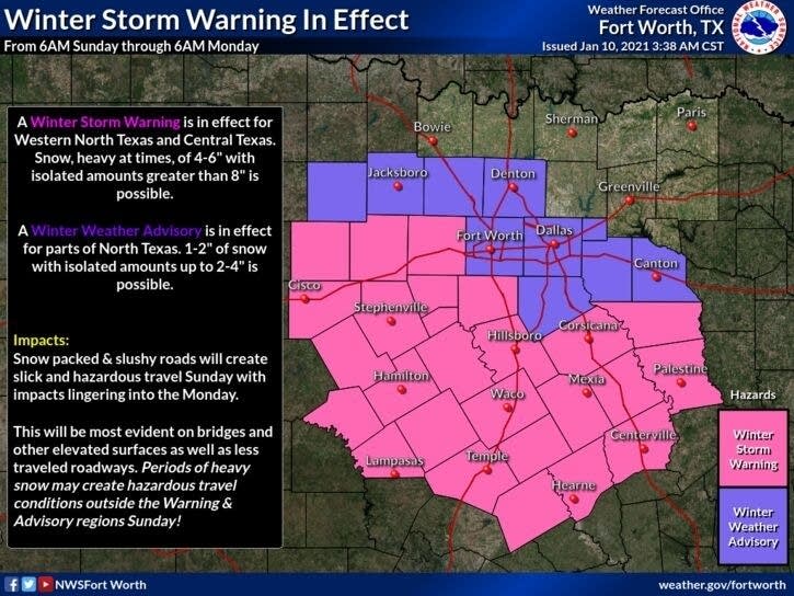 Milder temps here today; heavy snow in parts of Texas MPR News