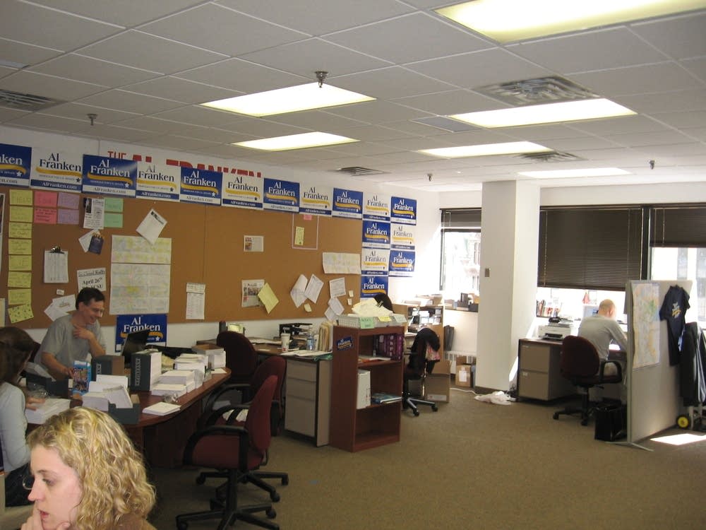 Franken's campaign office