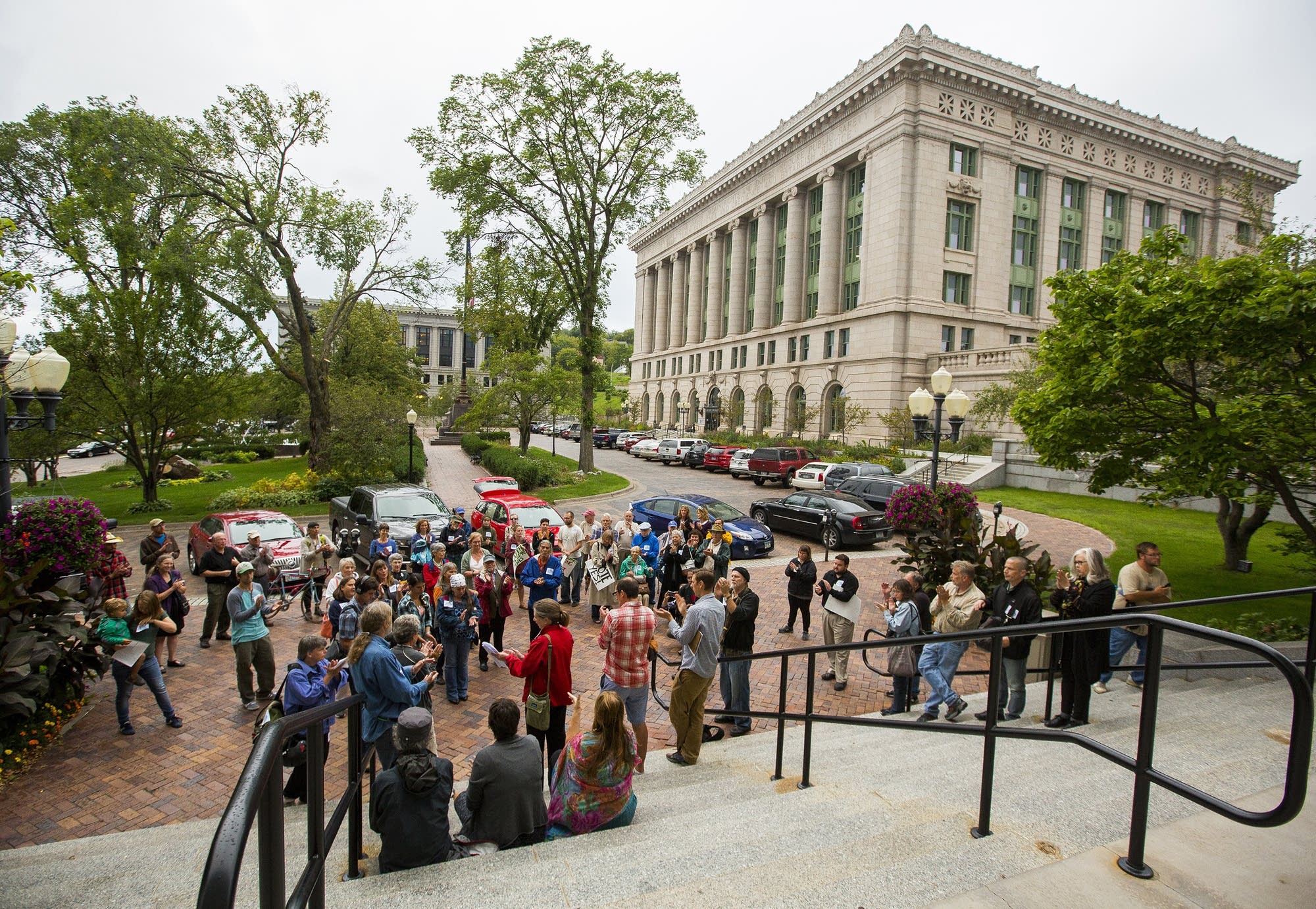 Residents rally
