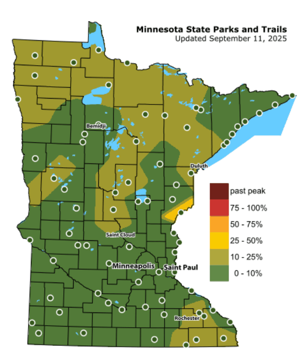 Unseasonably warm weekend ahead as fall colors begin to emerge