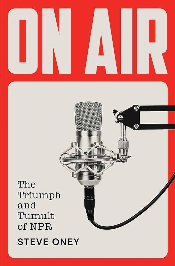 A book cover that says on air