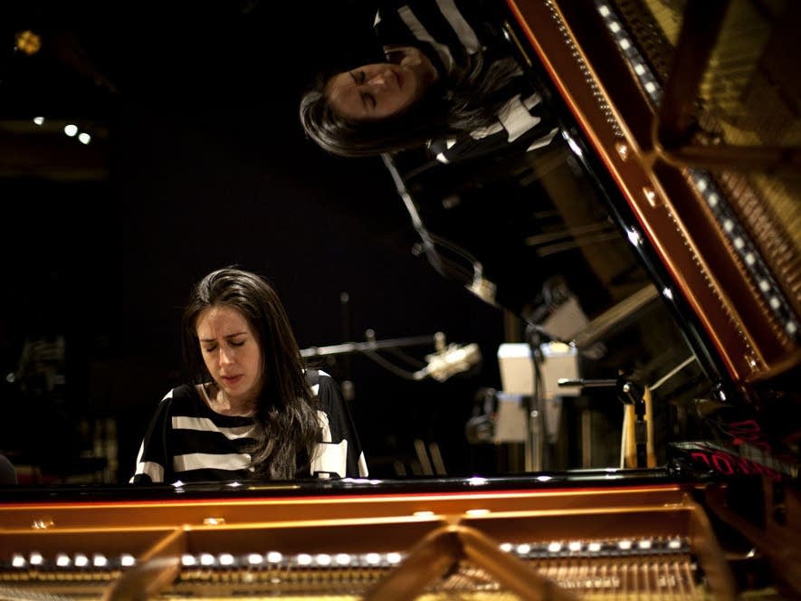Pianist Vanessa Perez performs at NPR