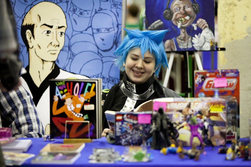 Ruth Ward enjoys her father's work.