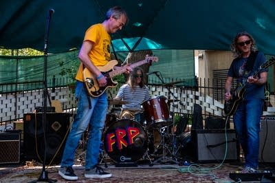 people playing music outdoors