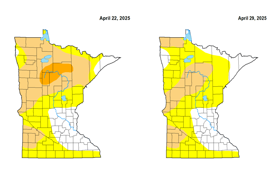 Drought conditions 4-22 to 4-29