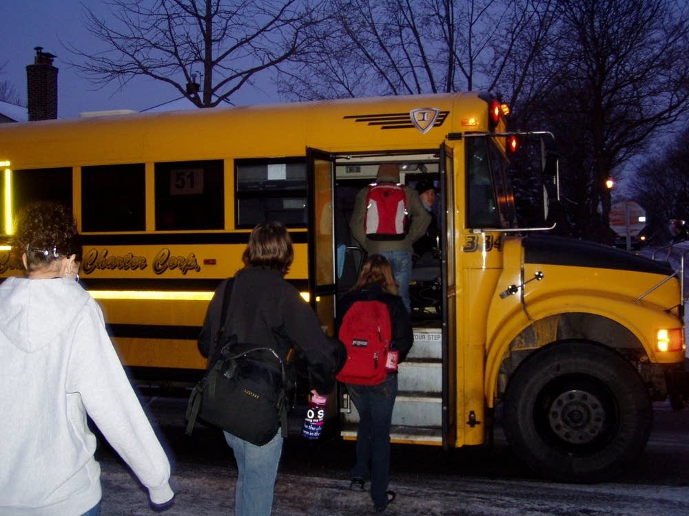 Boarding bus