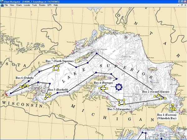 Map of proposed training zones