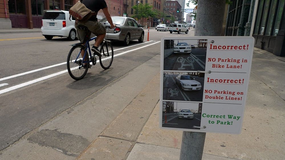 Officials tout success, but cyclists still wary of new bike lanes MPR